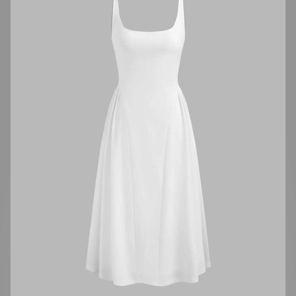 Cider white sleeveless fit